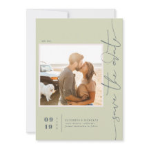 Modern Boho Ocean Glass | Spara datum i foto