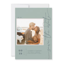 Modern Boho Ocean Glass | Spara datum i foto