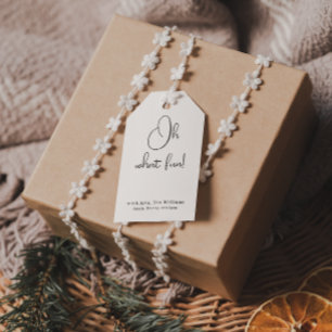 Modern Boho Oh What Roligt Family Gift Märkres Presentetikett