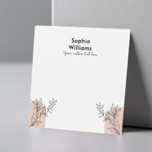 Modern Boho Pastel Necklace & Earring Visning Card