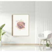 Modern Boho pastel wall konst