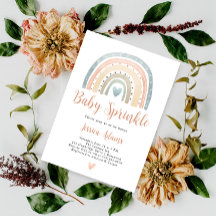 Modern Boho Regnbåge Baby Kalas