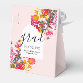 Modern Boho Rosa Blommigt Studenten Favoritbox Presentaskar