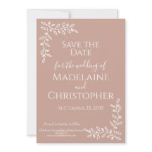 Modern Boho  Rosa botaniskt foto Bröllop