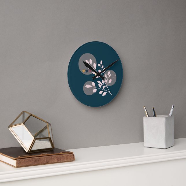 Modern Boho Rund Akrylvägg Klocka (Kontor)