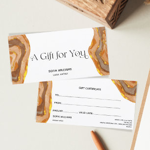 Modern Boho Terracotta-certifikat