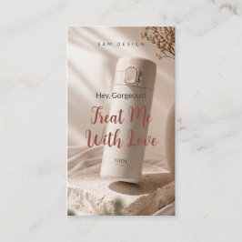 Modern Boho Terrakotta Foto Tumbler Vårdkort Visitkort