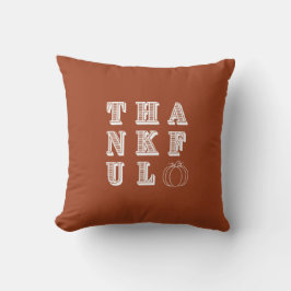 Modern Boho Thankful Thanksgiving Kudde