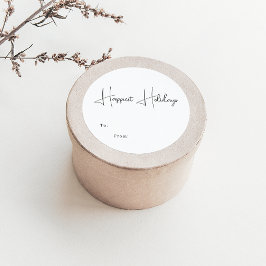 Modern Boho upplever de bästa Helgdagarna till frå Runt Klistermärke