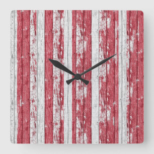 Modern Boho Vinkar Wall Mounted Art Fyrkantig Klocka