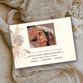 Modern Boho Whimsical Calligraphy Tilläggskort