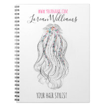 Modern Boho WildblommMöhippa Hair Stylist Blommigt