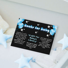 Modern Bokar för Baby blue ballonger Nattstjärnor Tilläggskort