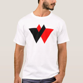 Modern bokstav W monogram T Shirt