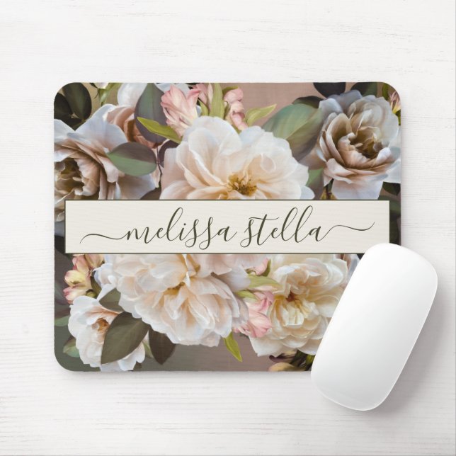 Modern Bold Floral Magnolia | Girly Gift Musmatta (Med mus)