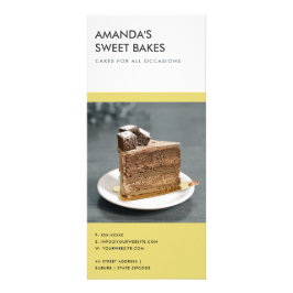 MODERN BOLD GULT BLACK BAKERY PRIS SERVICE REKLAMKORT