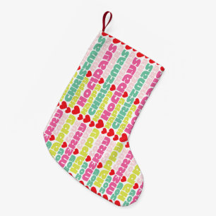 MODERN BOLD MERRY & BRIGHT HELGDAG LITEN JULSTRUMPA