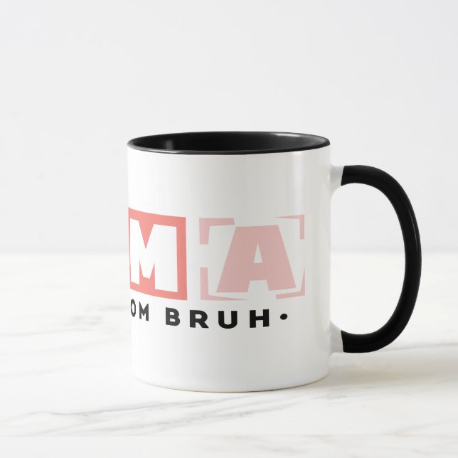 Modern BOLD Pastel MAMMA MAMMA BRUH Mugg (Höger)