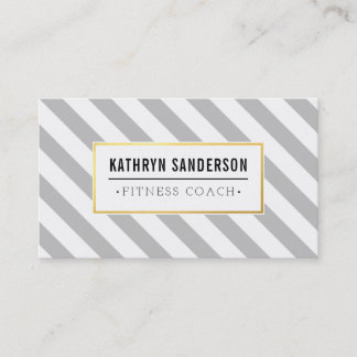 MODERN BOLD rand guld logotyp emblem blek grått gr Visitkort