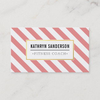 MODERN BOLD rand guld logotyp  emblem rosa av kora Visitkort