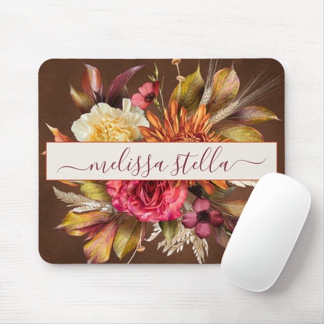 Modern Bold Rustic Floral | Girly Gift Musmatta (Med mus)