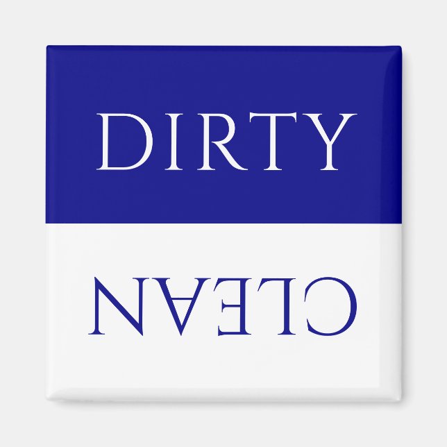 Modern Bolt Dirty/Clean Dishwasher Magnet (Framsidan)