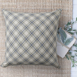 Modern bondhus Brown och Blue Couch Kudde