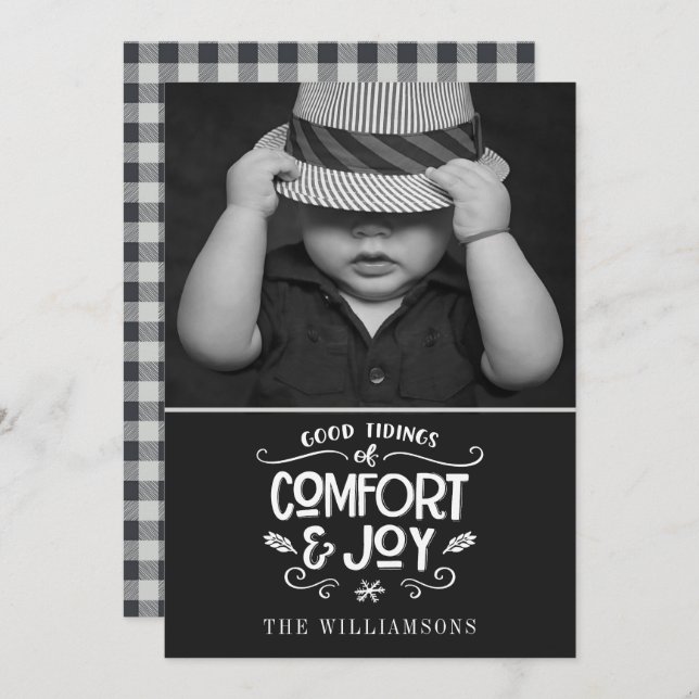 Modern bonhouse| Foto på Charcol Julafton (Fram/baksida)