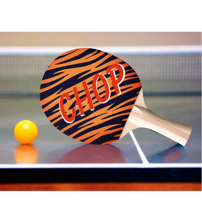 Modern Bord Tennis Smash Black Orange Rand Pingisracket (personalized ping pong paddle)