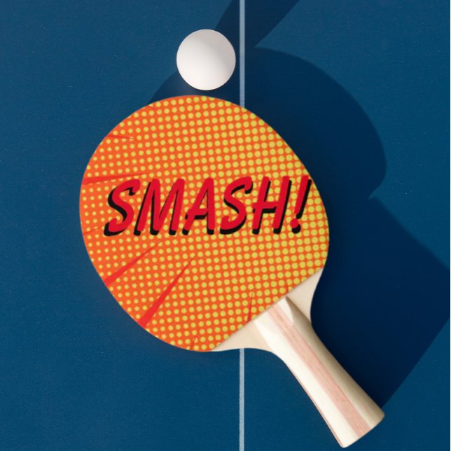 Modern Bord Tennis Smash Red Färg Pingisracket (personalized ping pong paddle)