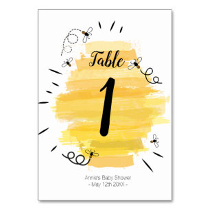 Modern bordsnummer för bi