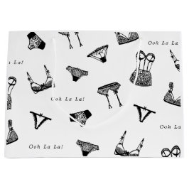 Modern Borst Skrift Lingeri Bröllopsdusch