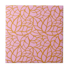 Modern Botanical Decorative Tile | Ceramic Tile Kakelplatta