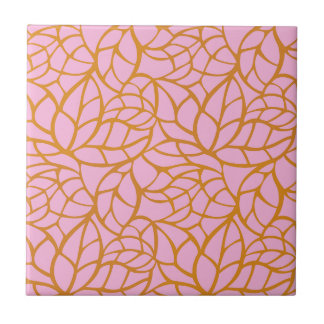 Modern Botanical Decorative Tile | Ceramic Tile Kakelplatta