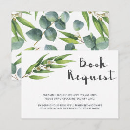 Modern Botanisk Bebis firande Bok Begäran Kort