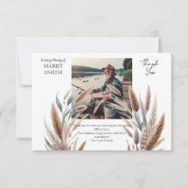 Modern botanisk begravning tack kort