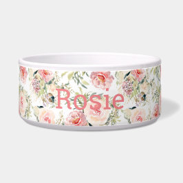 Modern botanisk blommigt med vattenfärg