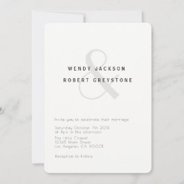 Modern botanisk bröllopsinbjudan inbjudningar