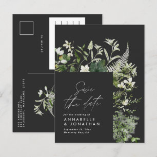 Modern botanisk elegant av tubulär eukalyptus svar meddelande vykort