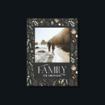 Modern botanisk elegant för familjefärg för botani canvastryck<br><div class="desc">Filmarbetsyta för botanisk elegant av familjefärg. Ideal bröllop,  årsdag,  födelsedag eller julklapp</div>