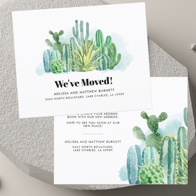 Modern Botanisk Flyttanmälan (Modern Botanical Change of Address Announcement)