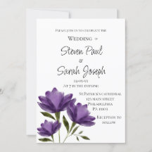 modern botanisk minimalistisk lila, vit blommigt