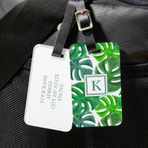 Modern botanisk monogram