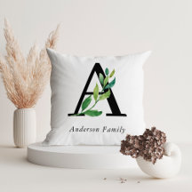 Modern botanisk monogrammed