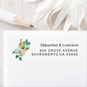 Modern botaniska eukalyptus Gren Returadress Etikett