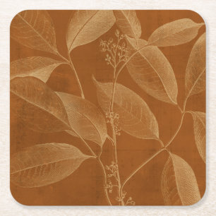 Modern botaniska VI Underlägg Papper Kvadrat
