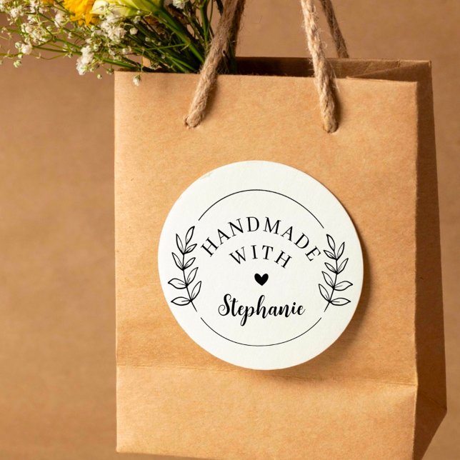 Modern botaniskt eget namn som hanteras med Kärlek Stämpel (Skapare uppladdad)