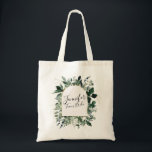 Modern botaniskt grönsakssamfund Bride Tygkasse<br><div class="desc">Modern botaniska grönsaksblad Bridesmaid gifts tote Bag</div>