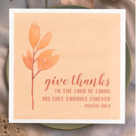 Modern botaniskt vattenfärgstack, Ge, skript Pappersservett