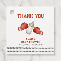 Modern Boxing Little Champion Baby Shower